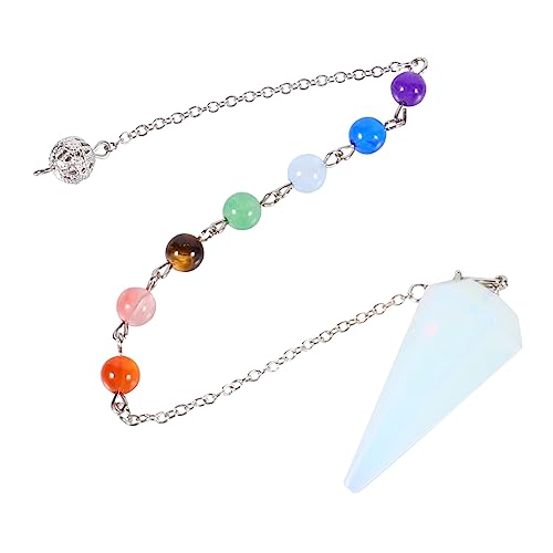 JPXXFM Pendellanzes sechseckiger Kegel von Schmuck, die die halbwichtige Kette für den angehenden handwerklichen Anhänger im hängenden Cotillons im Kristallzubehör im Kristallzubehör an DIY DIY von JPXXFM