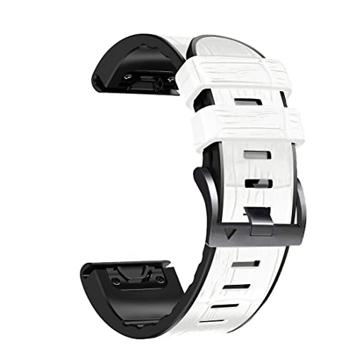 JPXXFM Quickfit-Uhrenarmband für Tactix 7 Pro/Fenix 7 7X 5 5X Plus 6 6X 3 3HR Epix Silikon-Leder-Smartwatch-Armband, 26 mm, 22 mm, 26mm Fenix 6X 6XPro JPXXFM Quickfit-Uhrenarmband für Tactix 7 Pro/Fenix 7 7X 5 5X Plus 6 6X 3 3HR Epix Silikon-Leder-Smartwatch-Armband, 26 mm, 22 mm, 26mm Fenix 6X 6XPro von JPXXFM