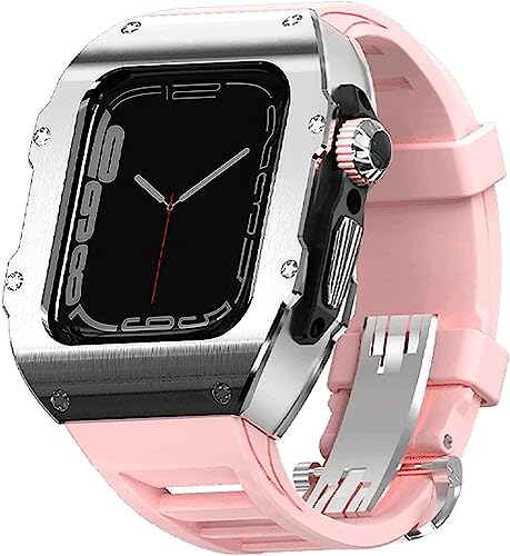 JPXXFM RM Uhr in Edelstahl - Fluorarmband - für 8-49 mm - Ersatzarmband - Titangläser - Stoßfestes Trainingarmband für von JPXXFM