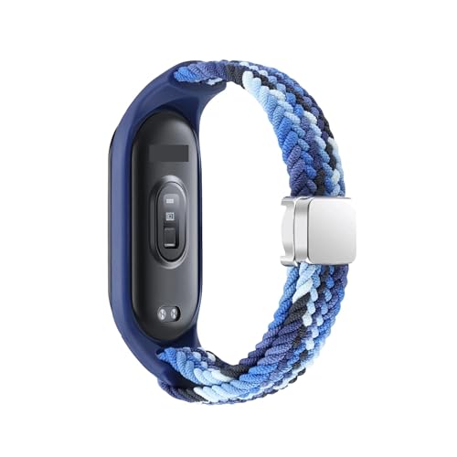 JPXXFM Riemen für Mi Band 8 elastische Solo -Schleife einstellbare Uhrenbandmagnetschnalle Armband für Miband 8 NFC Watchbands von JPXXFM