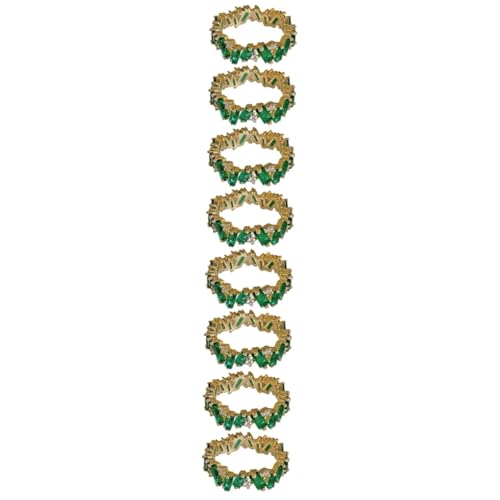 JPXXFM Ring für Frauen Finger Zirkongrüne Schmuck von JPXXFM
