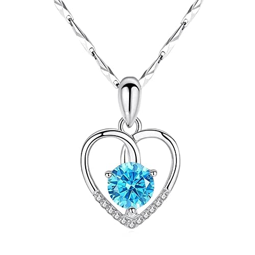 JPXXFM S925 Diamonds Halsketten Anhänger für Frauen Herz Hochzeit Halsketten Feiner Schmuck JPXXFM S925 Diamonds Halsketten Anhänger für Frauen Herz Hochzeit Halsketten Feiner Schmuck von JPXXFM