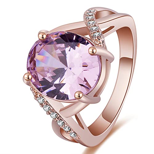 JPXXFM Schmuck rosa Edelstein -Edelstein -Finger für Hochzeitsfeier -Accessoires von JPXXFM