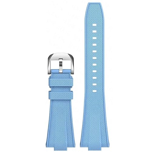 JPXXFM Schnellfreisetzungsgummi -Uhr -Gurt für Tissot PRX T137.407/T137.410 Super Player 40 mm Männer konvex Watchband Armband von JPXXFM