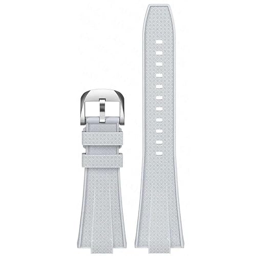 JPXXFM Schnellfreisetzungsgummi -Uhr -Gurt für Tissot PRX T137.407/T137.410 Super Player 40 mm Männer konvex Watchband Armband von JPXXFM