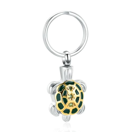 JPXXFM Sea Turtle Key Chain Cremation Jewelry Small Urns for Pet Ashes Customized Keepsake Stainless Memorial Stainless Steel For Men JPXXFM Sea Turtle Key Chain Cremation Jewelry Small Urns for Pet Ashes Customized Keepsake Stainless Memorial Stainless Steel For Men von JPXXFM