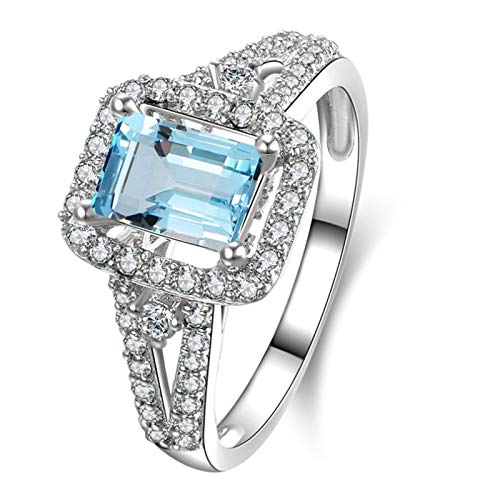 JPXXFM Silberringbands für Frauen Topaz Ringe für Frauen gravieren Silberring 925 JPXXFM Silberringbands für Frauen Topaz Ringe für Frauen gravieren Silberring 925 von JPXXFM