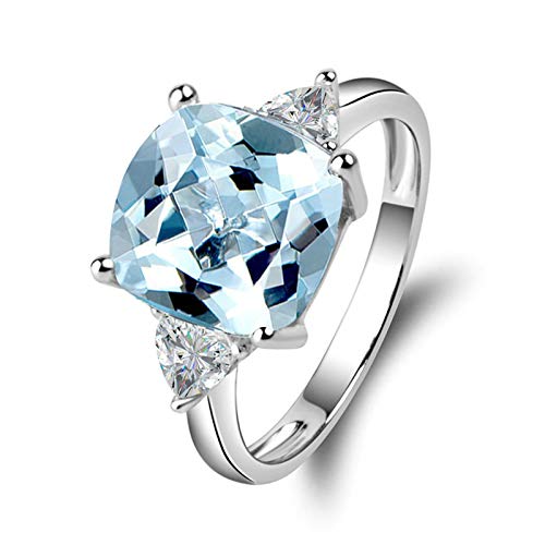 JPXXFM Silberringe Engagement Topaz Damenringe 925 Silberringe Band für Frauen JPXXFM Silberringe Engagement Topaz Damenringe 925 Silberringe Band für Frauen von JPXXFM