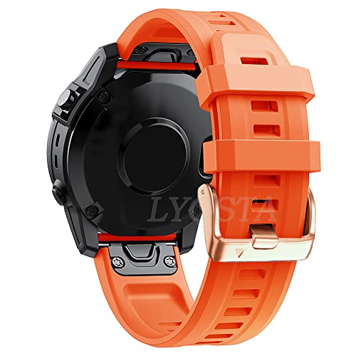 JPXXFM Silicone 20mm Smartwatch Band Replacement For Fenix 7S 6S 6S Pro 5S 5SPlus Quick Release Straps Bracelet Wristband Correa von JPXXFM