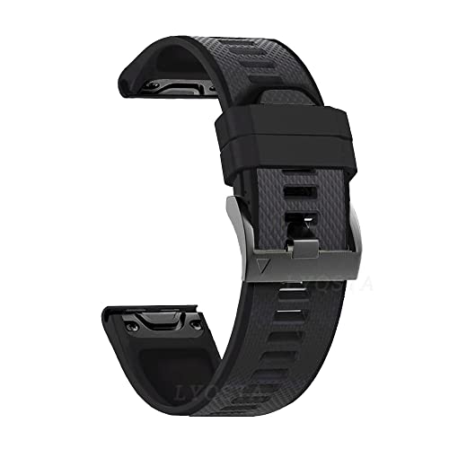JPXXFM Silicone Watchbands Quick Release Straps For Fenix 6 6X Pro 5X 5 Plus 3HR Fenix 7X 7 Forerunner 935 945 Smart Watch Band von JPXXFM