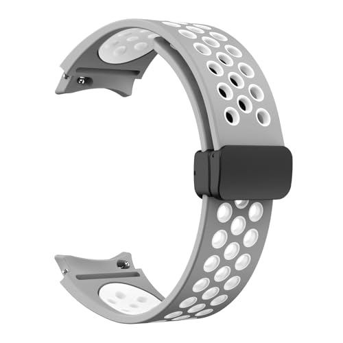 JPXXFM Silikonarmband 20 mm für Uhr 6 klassisch 43 47 mm 5pro 45 mm atmen ohne Lücken mit Magnetschleife 7 6 5 4 40 mm 44 mm von JPXXFM