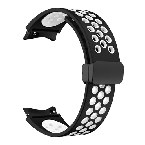 JPXXFM Silikonarmband 20 mm für Uhr 6 klassisch 43 47 mm 5pro 45 mm atmen ohne Lücken mit Magnetschleife 7 6 5 4 40 mm 44 mm von JPXXFM