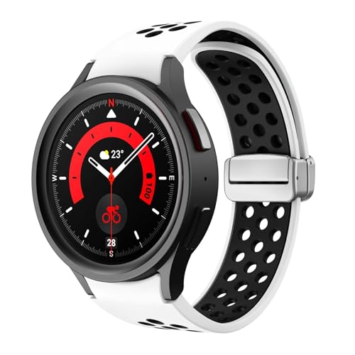 JPXXFM Silikonarmband für Uhr 6 klassisch 43 mm 47 mm 5pro 45 mm Magnetic -Schleife für Uhr 6 5 4 40 mm 44 mm von JPXXFM