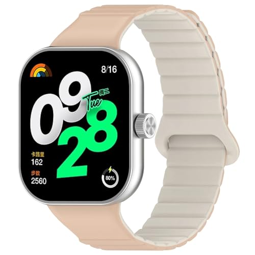 JPXXFM Silikonmagnetgurt für Redmi Watch 4 Accessoires Ersatz Smart Watch Band Armband Soft Sport Armband für Miband 8pro Watchbänder JPXXFM Silikonmagnetgurt für Redmi Watch 4 Accessoires Ersatz Smart Watch Band Armband Soft Sport Armband für Miband 8pro Watchbänder von JPXXFM