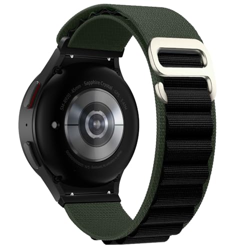 JPXXFM Sportschleife für Galaxy Watch 7/6/5/4 44/40mm 5 Pro 45mm Band G Nylon Armband Galaxy Uhr 6 Klassiker 43/47mm Gurt von JPXXFM