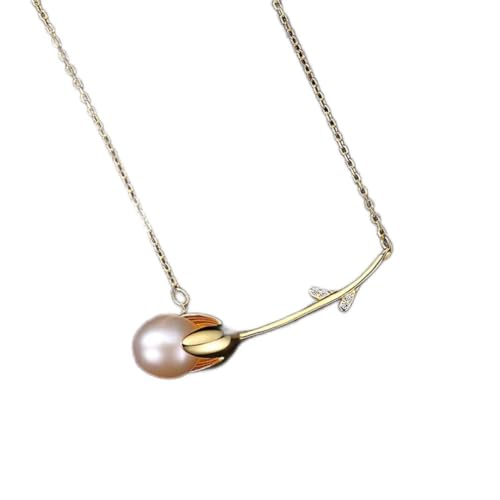 JPXXFM Süßwasserperlen Anhänger Halskette Sterling Silber Silber Schmuck für Frauen Weihnachten JPXXFM Süßwasserperlen Anhänger Halskette Sterling Silber Silber Schmuck für Frauen Weihnachten von JPXXFM