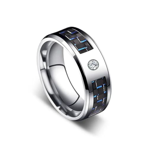 JPXXFM Titanium Steel Herrenring Koreanische Mode Persönlichkeit Ring Hip Hop Single Index Finger Herrenring Disco von JPXXFM