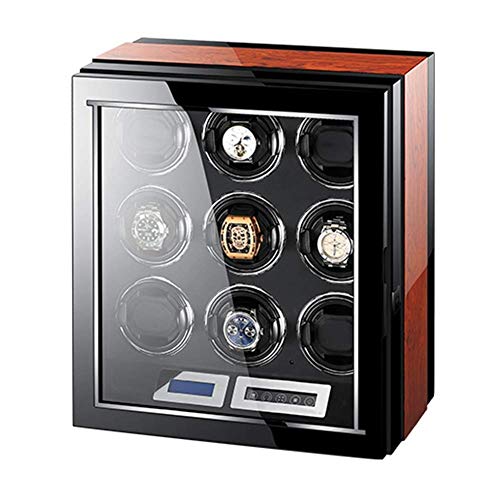 JPXXFM Uhr Wickler Automatic Watch Winder Box Fernbedienung LCD Touchscreen Leichter ruhiger Motor für Männer Frauen schenken große Kapazitäten, 6 0 Uhr Wickler von JPXXFM