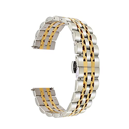 JPXXFM Uhrengurt geeignet für intelligentes Metall -Armband -Armband, 20 mm, 22 mm austauschbarer Edelstahl von JPXXFM