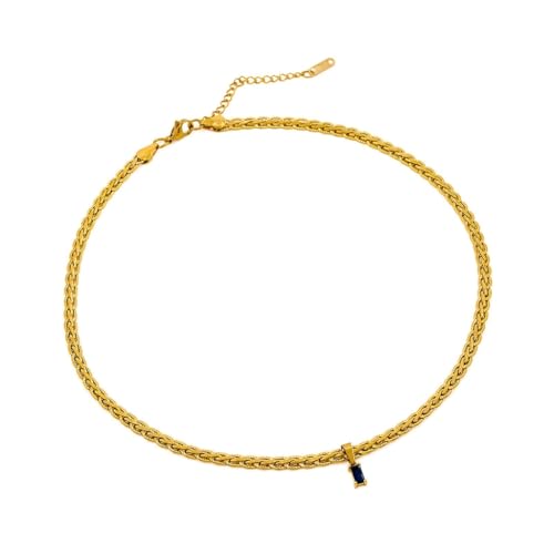 JPXXFM Zirkonanhänger Halskette Oxidationsbeständig von JPXXFM