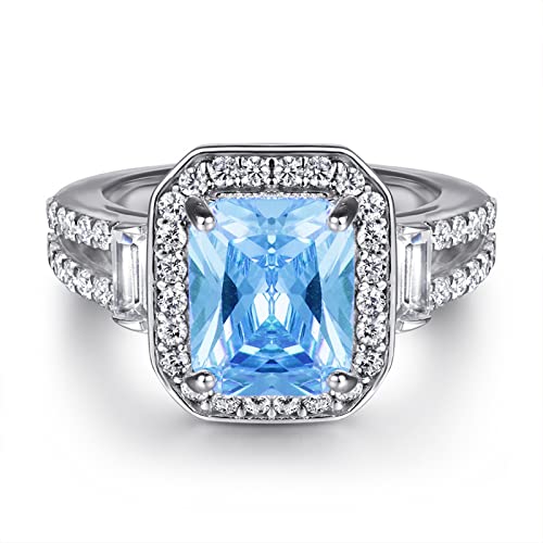 Offenes Ring Sterling Silber Eheringe Kubikzirkonia Hochzeit Versprechen Verlobungsband Ring Offenes Ring Sterling Silber Eheringe Kubikzirkonia Hochzeit Versprechen Verlobungsband Ring von JPXXFM