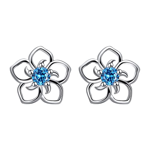 Schmuckohrringe für Frauen, dicke Ohrringe Hoops hohle blumförmige Diamantohrringe Temperament Damenohrringe Ohrringe Stollen von JPXXFM