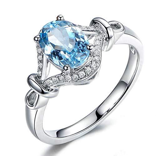 Silberringe Band Topaz Verlobungsring Sterling Silber Ringe Band Silberringe Band Topaz Verlobungsring Sterling Silber Ringe Band von JPXXFM