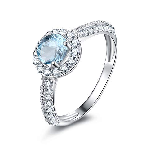 Sterling Silberringe für Frauen Silber Topaz Eternity Ring Sterling Silber 925 Sterling Silber Silber Ring für Frauen Sterling Silberringe für Frauen Silber Topaz Eternity Ring Sterling Silber 925 Sterling Silber Silber Ring für Frauen von JPXXFM
