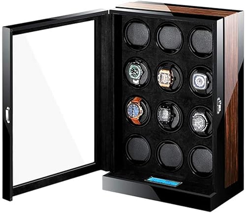 Uhr Wickler Automatic Watch Wickler Box LCD Touchscreen Display weiche Flexible Uhr Kissen integrierte Blaue LED LED LIGE RUTE Motor Gute TIME WUCHT WURDERUNG von JPXXFM