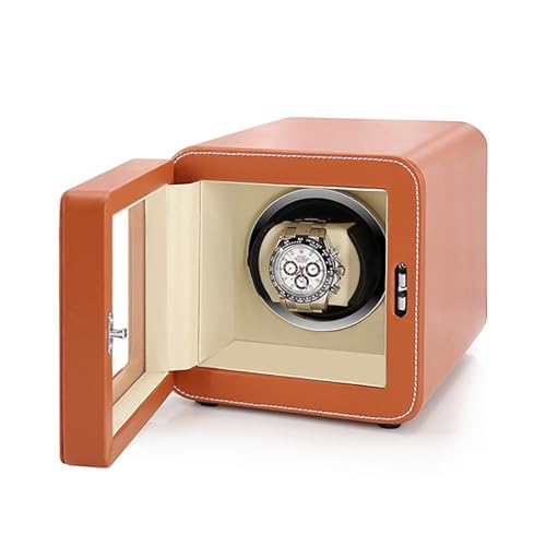 Uhr Wickler Automatic Watch Winderbox selbstwindeer mechanischer Uhrstaubdichte mit leiser Motor mit zwei Stromversorgung kompatibel für jede Größe für Männer und Frauen Uhren (Farbe: 2 Speicher) von JPXXFM
