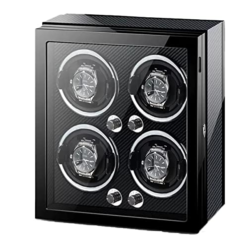 Watch Winder Box for Self-Winding 4 6 9 Watches with LED Light and Quiet Motor Display Box Wooden Piano Finish Adjustable Watch Pillows Rotator Case Watch Winder Box for Self-Winding 4 6 9 Watches with LED Light and Quiet Motor Display Box Wooden Piano Finish Adjustable Watch Pillows Rotator Case von JPXXFM