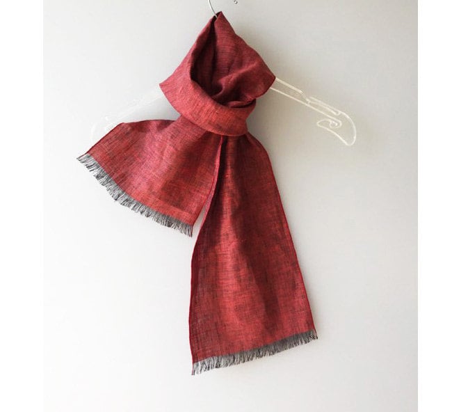 Kleines Halstuch Aus Leinen von JPalKnits