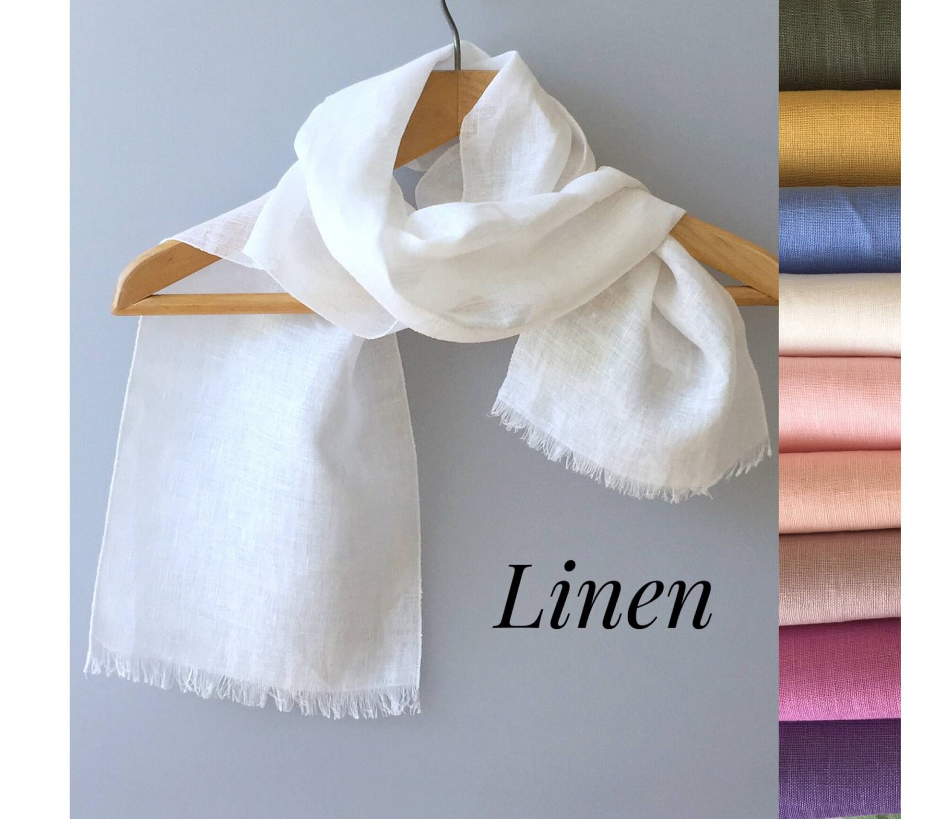 Leichtes Leinentuch Bio Leinenhalstuch Kleiner Leinenschal Leichtes Leinentuch Bio Leinenhalstuch Kleiner Leinenschal von JPalKnits