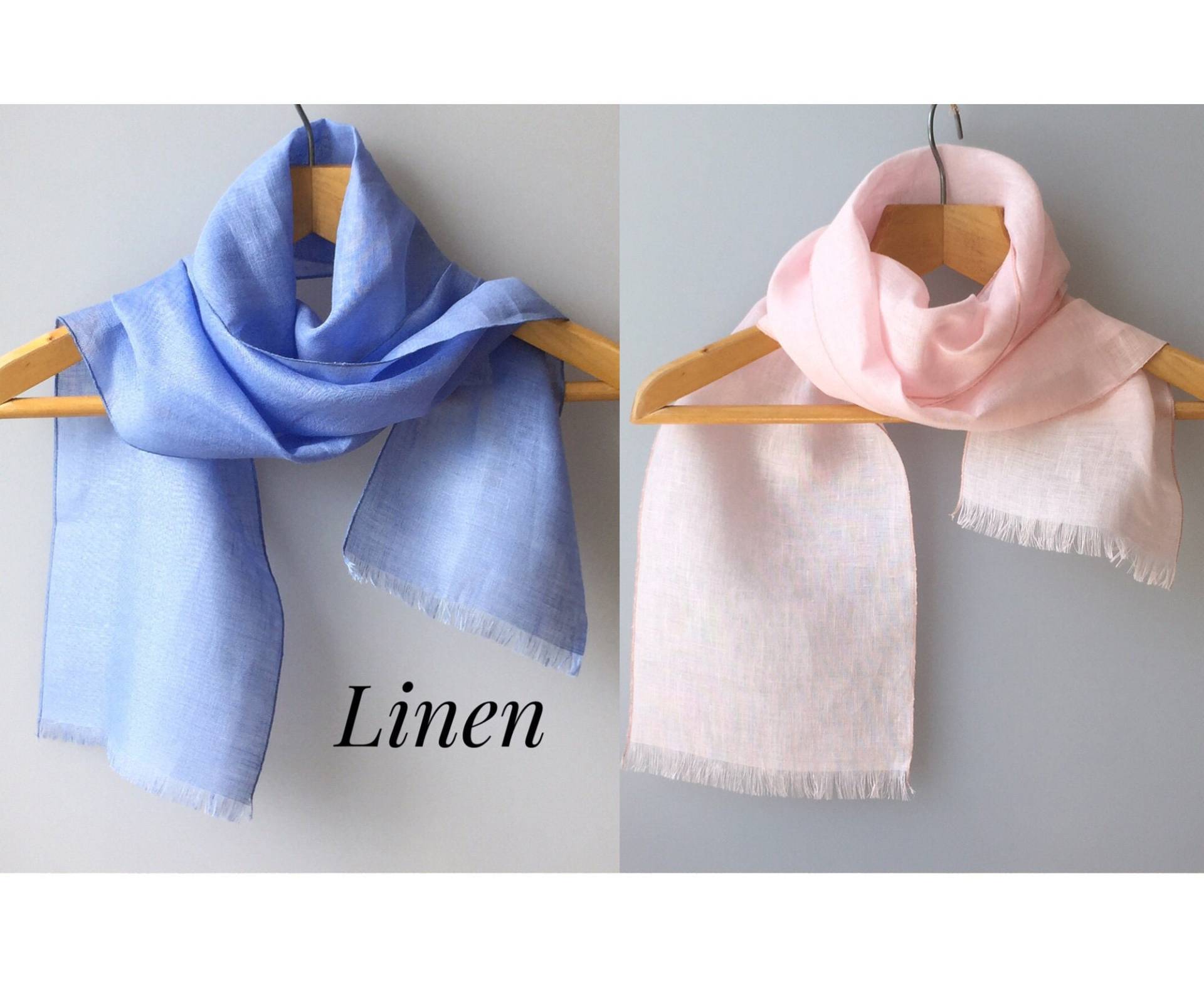 Leinen Halstuch Skinny Schal Kleine Leinenschal Leinen Halstuch Skinny Schal Kleine Leinenschal von JPalKnits