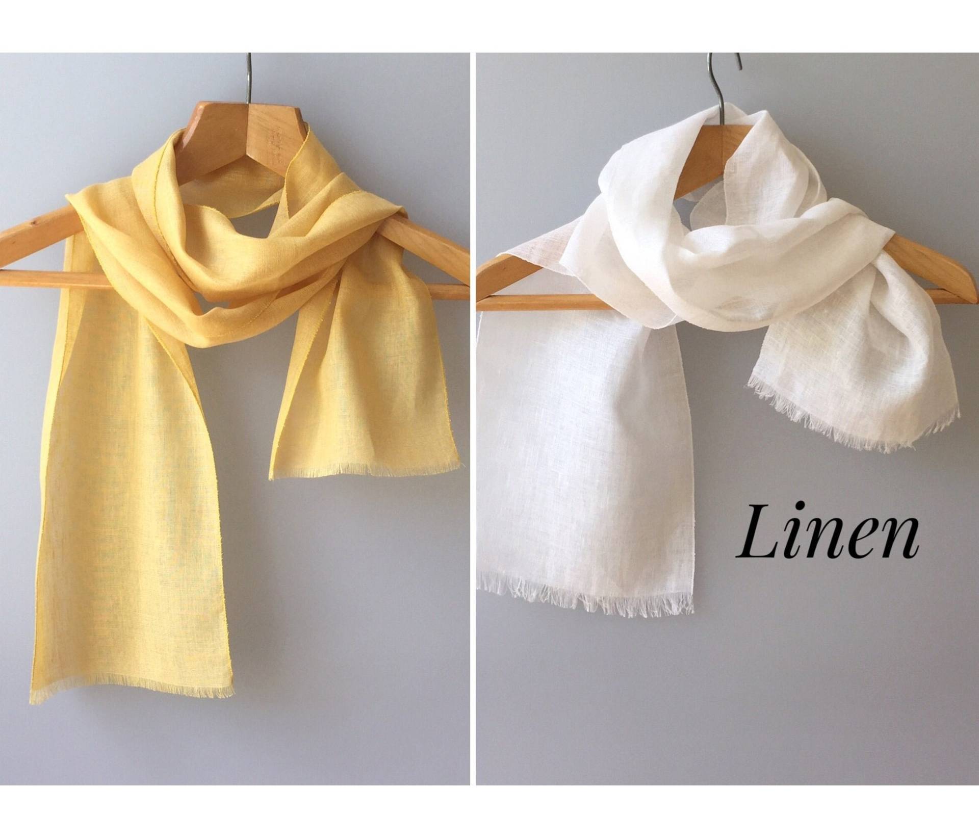 Leinenschal Naturleinen Halstuch Leichtes Kleines Aus Leinen Leinenschal Naturleinen Halstuch Leichtes Kleines Aus Leinen von JPalKnits