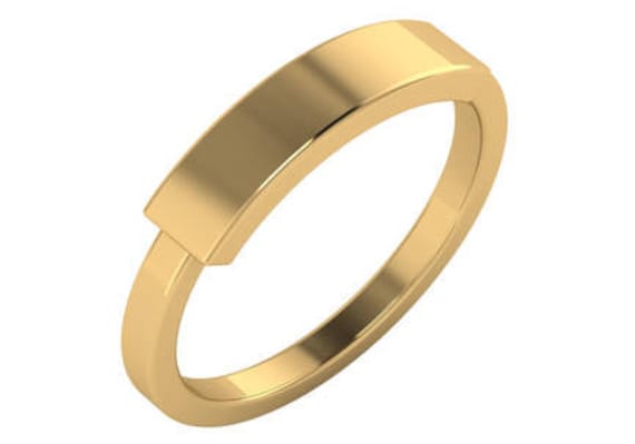 14K Engravable Damen Ring von JPatchDesignsByKaren