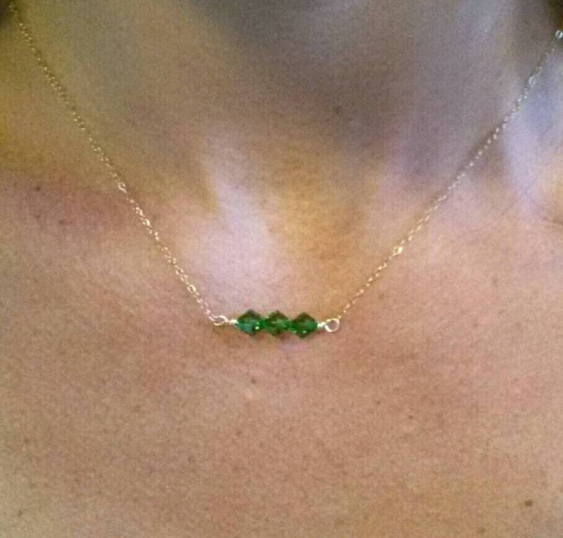 Großmutter Halskette, Patin Birthstone Enkel Halskette, Mama Mehrere Kind Tante Halskette von JPierceJewelryDesign