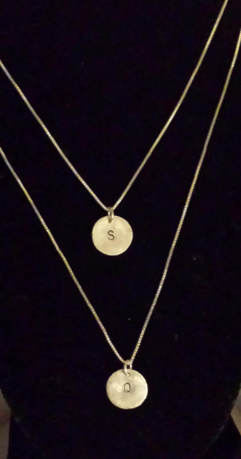 Mutter Der Zwillinge Halskette, Silber Doppel Strang Zwei Kette Mama Kind Muttertagsgeschenk von JPierceJewelryDesign
