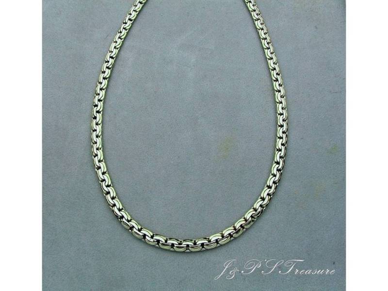 Personalisierte 14K Oder 18K Gold Flach/Gepresste Kabelkette, 100% Handgefertigt Personalisierte 14K Oder 18K Gold Flach/Gepresste Kabelkette, 100% Handgefertigt von JPsTreasure