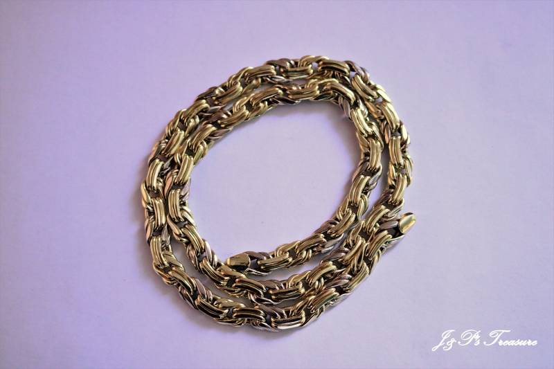 Personalisierte 14K Oder 18K Gold Halskette Kette, 100% Handarbeit Personalisierte 14K Oder 18K Gold Halskette Kette, 100% Handarbeit von JPsTreasure