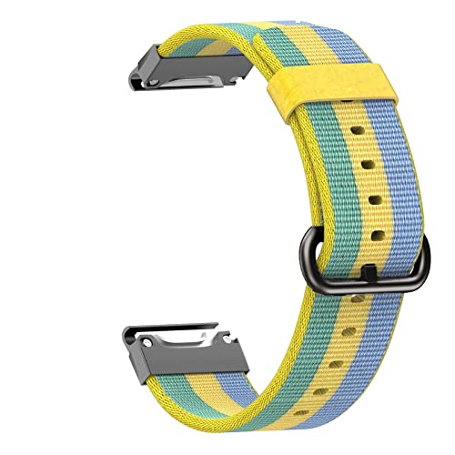 JQQJZLC 22mm Sport Nylon Watch -Gurtband Schnellveröffentlichung für Fenix ​​6x 6 Pro 5x 5 plus 935 Ansatz S60 Quatix5 Armband Armband von JQQJZLC