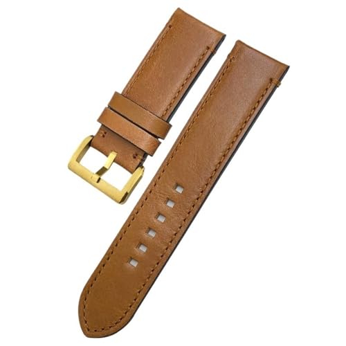 JQQJZLC 23mm 22 mm echtes Cowhide Watchbänder für Zenit von JQQJZLC