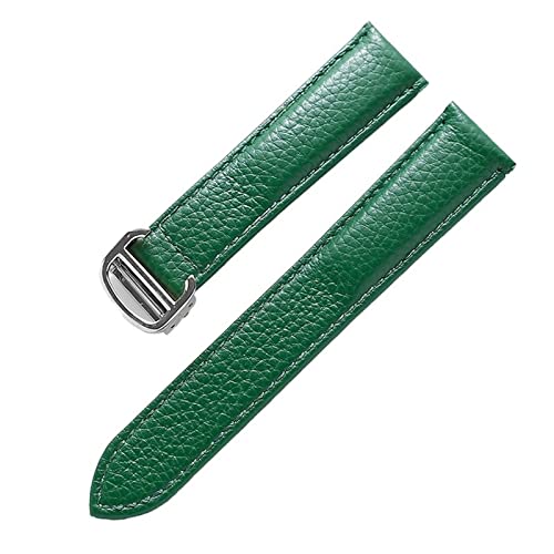 JQQJZLC Davno Watch Band für Tank Solo Men Lady Einsatz Klaspen -Uhr -Gurt echtes Leder Weich Uhr Armbandgürtel 20mm 22 mm 23 mm von JQQJZLC