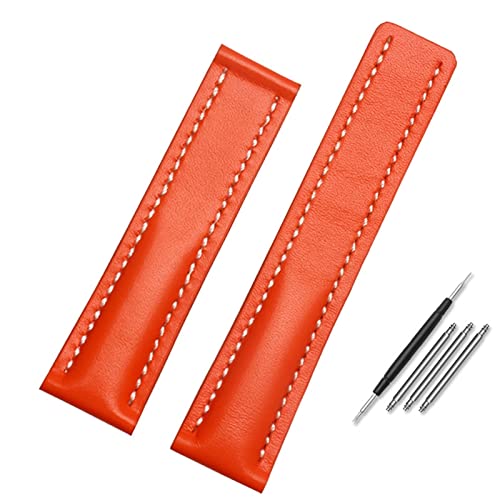 JQQJZLC Für das Uhrenband 22 mm 24 mm echter Ledergurt Herren Watch Cow Lederarmband mit Einsatz JQQJZLC Für das Uhrenband 22 mm 24 mm echter Ledergurt Herren Watch Cow Lederarmband mit Einsatz von JQQJZLC