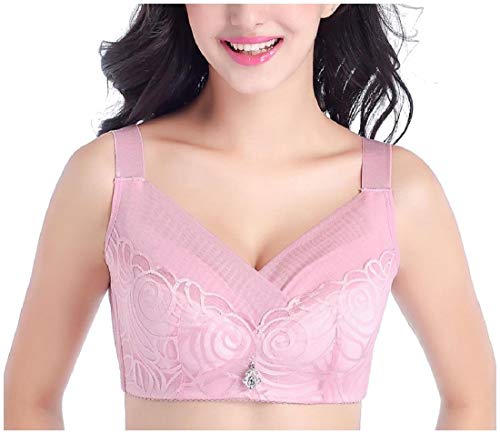 JQQJZLC Kronleuchter Halskette für Frauen echte runde Diamanten Schmuck Anhänger Kette Licht von JQQJZLC