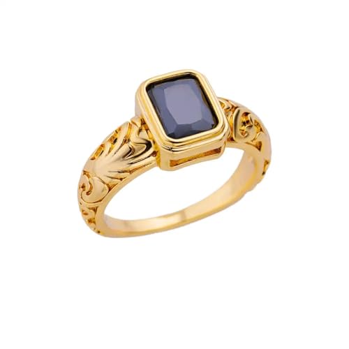 JQQJZLC Mädchen Produkte Ringe Ring Schmuck Frauen Männer Square Wickelte Ringe für Frauen Ring Hochzeitsfeier Geschenke von JQQJZLC