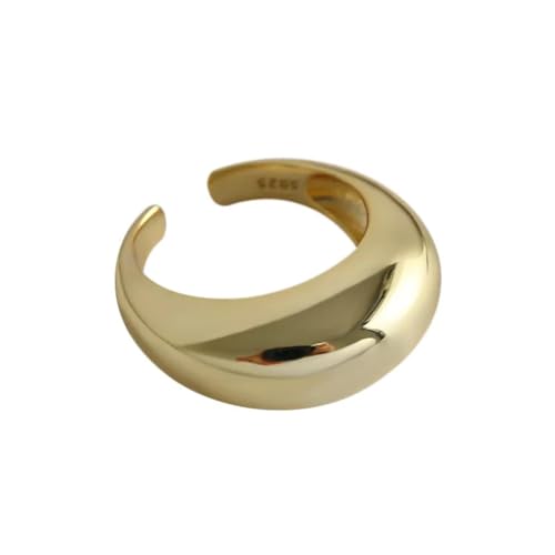 JQQJZLC Mädchen Produkte Ringe Ring Schmuck Frauen Männer einfache Ringe für Frauen Hochzeit Paar Geometrisches Engagement Geschenke von JQQJZLC