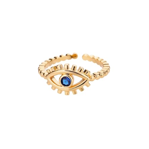 JQQJZLC Mädchenprodukte Ringe Ring Schmuck Frauen Männer böse Augenringe für Frauen offen verstellbarer Ring Hochzeit Geschenke JQQJZLC Mädchenprodukte Ringe Ring Schmuck Frauen Männer böse Augenringe für Frauen offen verstellbarer Ring Hochzeit Geschenke von JQQJZLC