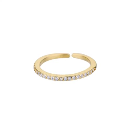 JQQJZLC Mädchenprodukte Ringe Ring Schmuck Frauen Männer farbenfrohe Ringe für Frauen öffnen solide Band Ring Engagement Hochzeit Geschenke von JQQJZLC