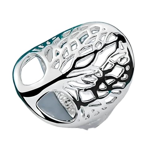 JQQJZLC Mädchenprodukte Sterling Silber Tree of Life 6-10# Ring für Frauen Hochzeitsfeier Charme Schmuck Geschenk-T19 Geschenke von JQQJZLC